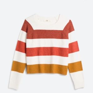 Pinque Women's Florence Raglan Long Sleeve Pullover EJ2 Burnt Orange Medium